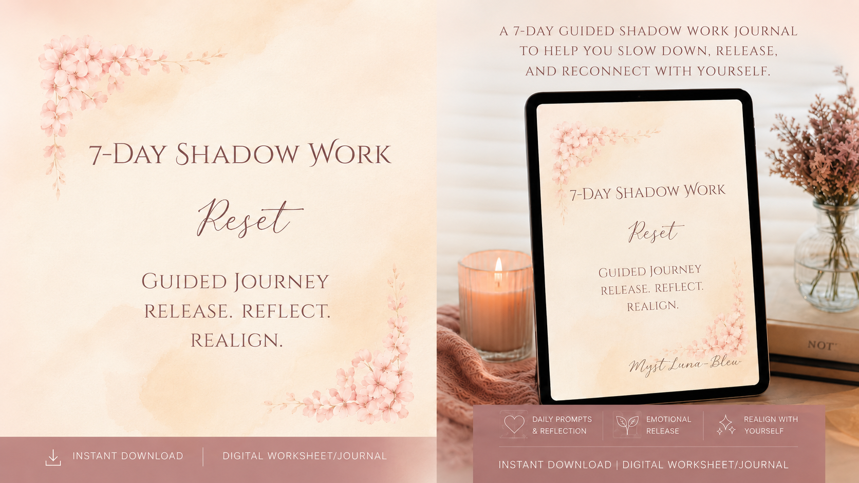 7-Day Shadow Work Reset: Reflect, Release & Realign